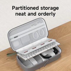 Hagibis 電子オーガナイザー トラベルケースバッグ Mac mini M4/M4 Pro 2024用 ケーブル 充電器 マウス パワーバンク ポータブルキャリーケース