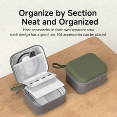 Hagibis 電子オーガナイザー トラベルケースバッグ Mac mini M4/M4 Pro ポータブルキャリーケース ハードシェル 耐衝撃 マウス充電器付き
