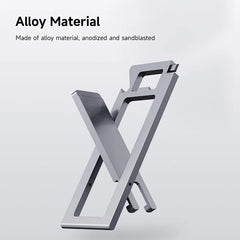 Hagibis 携帯電話デスクトップホルダー 折りたたみ式メタル電話スタンド 5 in 1 クリエイティブボトルオープナー iPhone 15/16/17 Pro Max Samsung用