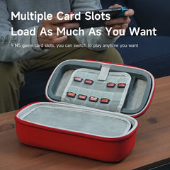 Hagibis Switch キャリングケース Nintendo Switch / OLED用 ゲームカートリッジ付き スイッチアクセサリー用ポータブルキャリングトラベルバッグ
