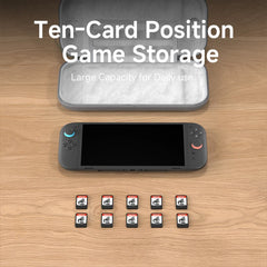 Hagibis Nintendo Switch 2用ポータブルキャリングケース トラベルバッグ ハードシェル NSアクセサリー 保護カバー ゲームカートリッジ10個入り