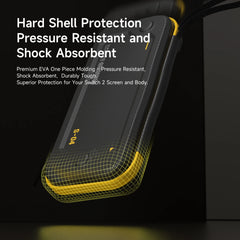 Hagibis Nintendo Switch用キャリングケース 2個入り PUレザーバッグ ポータブルトラベルポーチケース ゲームカートリッジ10個付き NSアクセサリー