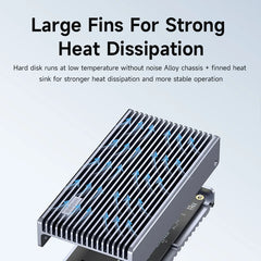 Hagibis 40Gbps USB4 M.2 NVMe SSDエンクロージャ(LEDディスプレイ付き、Thunderbolt 4/3用USB4ケーブル、USB 3.2/3.1/3.0 B+M M-Key SSDケース)