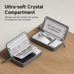 Hagibis 電子オーガナイザー 旅行用ケーブルオーガナイザーバッグポーチ ケーブル 充電器 SDカード マウス パワーバンク用ポータブルキャリーケース