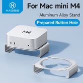Hagibis デスクトップスタンド Mac mini M4/M4 Pro 2024 放熱ブラケット アルミ合金マウントドック 冷却ホルダー アクセサリー