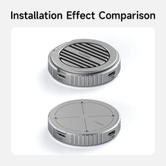 Hagibis ヒートシンク 放熱フィン カバー デスクトップスタンド Magsafe 両面マグネット式 MC100/MC100 Pro専用アクセサリー