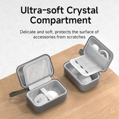 Hagibis 電子オーガナイザー トラベルケース マウス用バッグ ポータブルキャリーケース ワイヤレスマウス用 ケーブル 充電器 パワーバンク ハードシェル