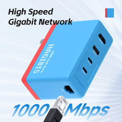 Hagibis Switch Dock 100W GaN 急速充電器 電源 4K HDMI対応 RJ45 Nintendo Switch用ドッキングステーション ROG Ally 30W ノートパソコン