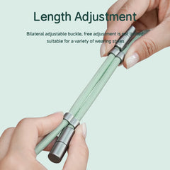 Hagibis ユニバーサル 携帯ストラップ USB C ケーブル 2 in 1 電話ストラップ C to C/C to L 充電コード iPhone 16 17 Pro Max ほとんどの電話用