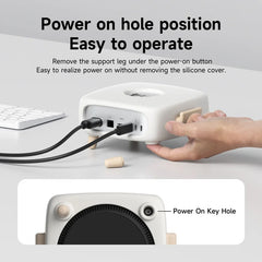 Hagibis シリコン保護カバーケース Mac Mini M4/M4 Pro 2024用 ソフト 耐衝撃 傷防止 ドック 防塵 デスクスタンド かわいい