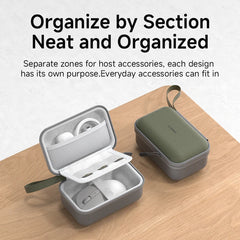 Hagibis 電子オーガナイザー トラベルケース マウス用バッグ ポータブルキャリーケース ワイヤレスマウス用 ケーブル 充電器 パワーバンク ハードシェル