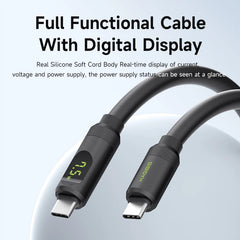 Hagibis 40Gbps USB4 M.2 NVMe SSDエンクロージャ(LEDディスプレイ付き、Thunderbolt 4/3用USB4ケーブル、USB 3.2/3.1/3.0 B+M M-Key SSDケース)