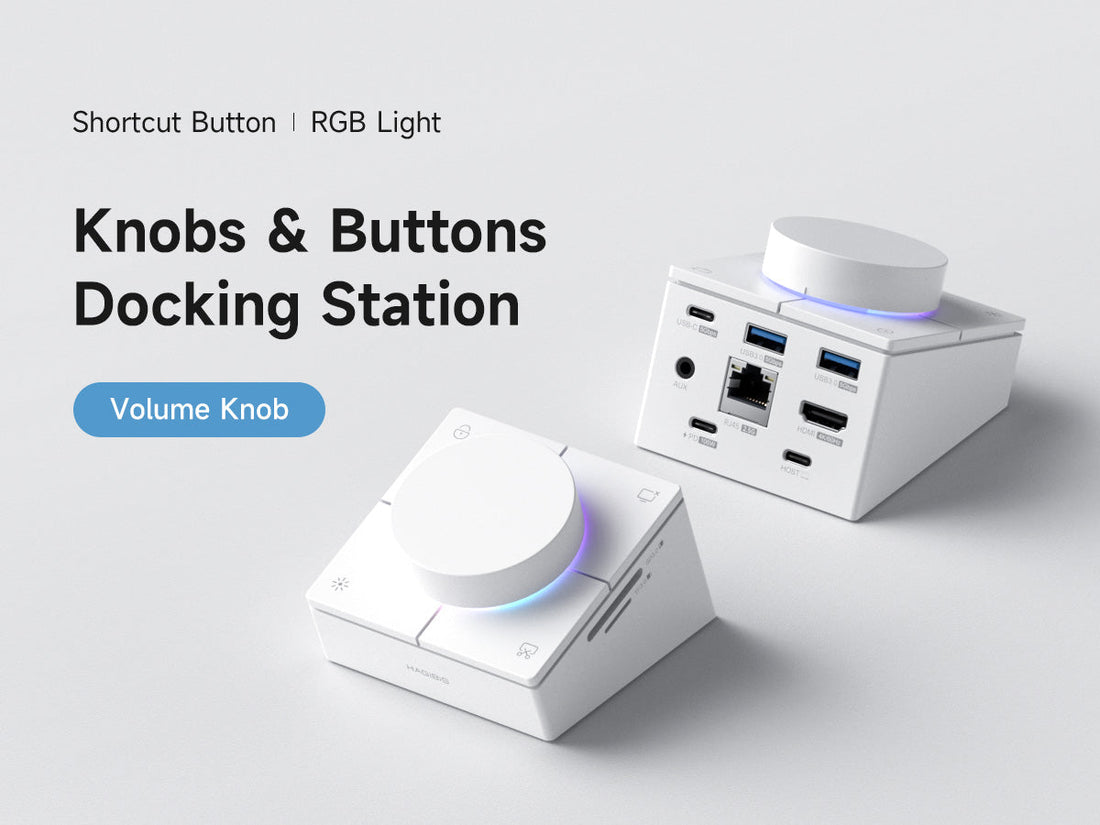 Hagibis Knob & Shortcut USB-C Hub: Transform Your Desk into a Command Center