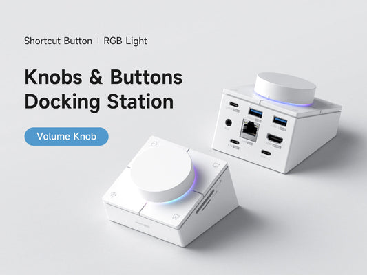Hagibis Knob & Shortcut USB-C Hub: Transform Your Desk into a Command Center