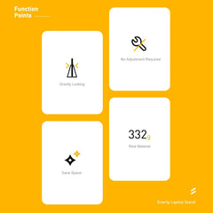 Hagibis 垂直ノートパソコンスタンド デスクトップ重力ホルダー アルミ製ノートブックドック 省スペース MacBook/Surface/HP/Dell/Chrome Book用