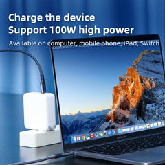 Hagibis USB4ケーブル Thunderbolt 3/4 5K@60Hz 40Gbpsデータ転送 100W 5A急速充電 Macbook Pro iPhone 17対応