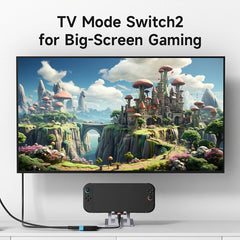 Hagibis Switch 2 TVドック ポータブルドッキングステーション Switch 1/2/OLED USB C to 4K 60Hz HDMI PD USB3.0ハブ MacBookノートパソコン用