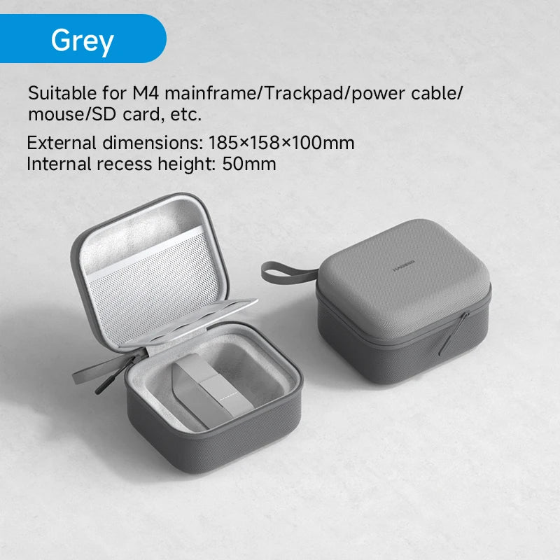 Hagibis 電子オーガナイザー トラベルケースバッグ Mac mini M4/M4 Pro ポータブルキャリーケース ハードシェル 耐衝撃 マウス充電器付き