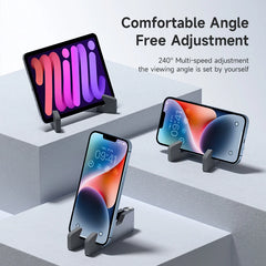 Hagibis 多機能携帯電話スタンド 調節可能 折りたたみ式 デスクトップ電話ホルダーボックス ボトルオープナー iPhone 16 17 Pro Max iPad用