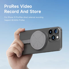 Hagibis マグネティック M.2 2230 NVMe SSD エンクロージャ Magsafe SSD ケース USB C 3.2 Gen2 - NVMe PCI-E iPhone 16 Pro 17 ProRes MacBook 用