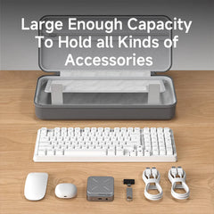 Hagibis キーボード ポータブル キャリングケース 68/87 キー EVA トラベルポーチ 電子オーガナイザー トラベルケース バッグ ハードシェル 耐衝撃