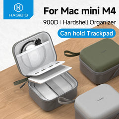 Hagibis 電子オーガナイザー トラベルケースバッグ Mac mini M4/M4 Pro ポータブルキャリーケース ハードシェル 耐衝撃 マウス充電器付き