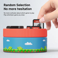 Hagibis Switch 回転式ゲームカードケース 10枚ゲームカードスロット付き Nintendo Switch/Lite/OLED用クリエイティブNSカード収納ボックスホルダー