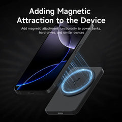 Hagibis 磁気アダプター マグネットステッカー Magsafeアクセサリー メタルプレート粘着パッチバンドルキット SSD パワーバンク DACアンプ